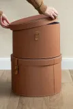 Набор коробок для хранения Bigso Box of Sweden 2-pack, ДВП, коричневый — фото 5