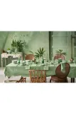 Тарелка десертная Pip Studio Plate Lily&Lotus Light, фарфор, 21,4 см, зелёная — фото 4