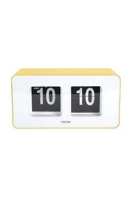 Настенные часы Karlsson stolowy Funky Flip kolor, 9 см, жёлтый