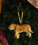 Новогоднее украшение Doing Goods Tinsel Tiger Ornament, 3 см, разноцветный — фото 4