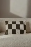 Декоративная наволочка Ferm Living Fold Patchwork Cushion, 60 40 см, коричневый — фото 2