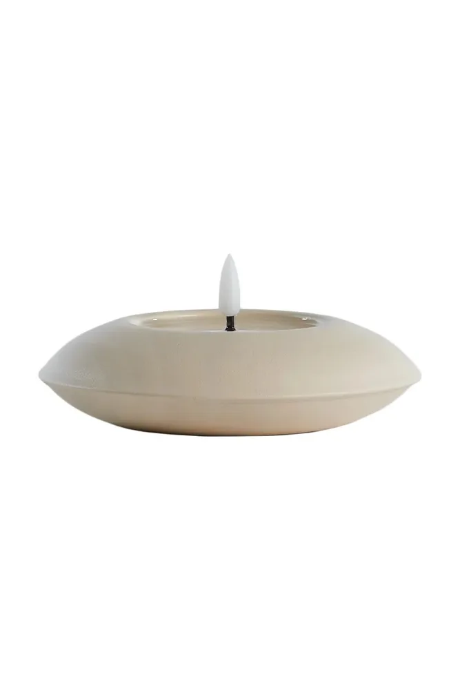 Фонарь для свечи Light & Living swieca led Jayce, металл, 14,5 см, бежевый