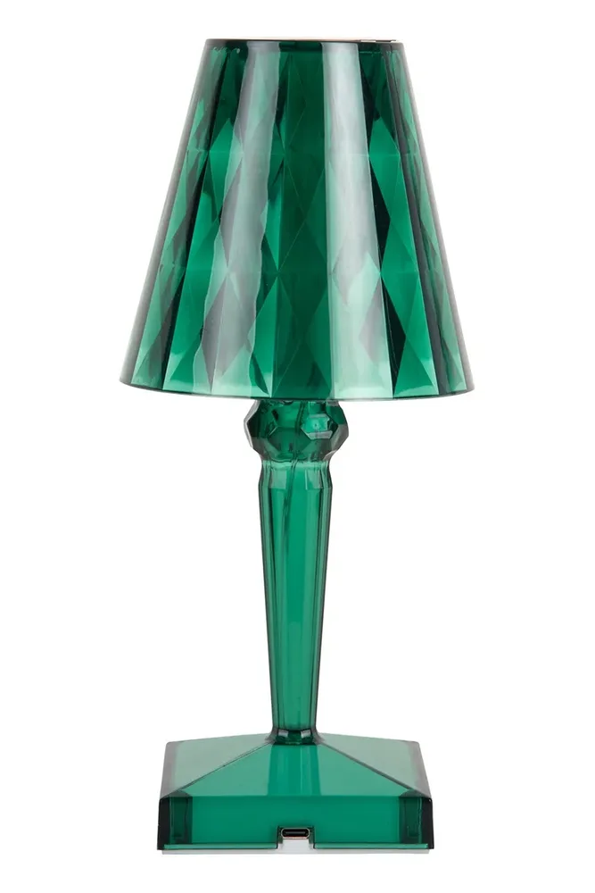 Настольная лампа Leitmotiv Gem, LED, выс. 10,5 см, зелёный