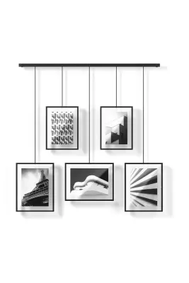 Фоторамка Umbra multiramka na zdjecia z listwa Exhibit, металл