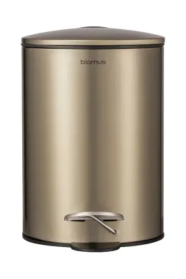 Blomus Корзина для мусора металлическая, зелёная, 3 л