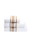 Полотенце банное Officine Monogram Monogram Linea, хлопок, 70 120 см, бежевый — фото 3