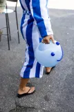 Ваза Byon Happy o, стекло, 25 см, синий — фото 4