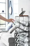 Кухонный держатель Yamazaki blatem Tower, дерево, 88,5 20 см, чёрный — фото 4