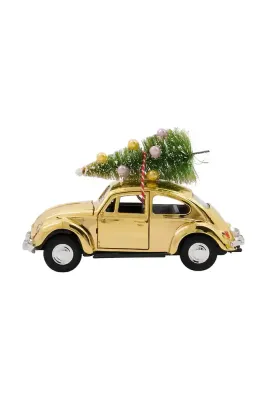 House Doctor HDXmas Украшение рождественское, жёлтое, 12,5 x 8 x 5 см