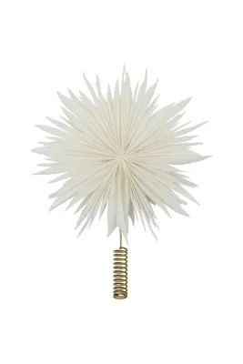 House Doctor HDGant Звезда на ёлку с подсветкой LED, бумага, белая, 38 x 28 см