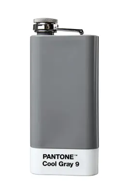 Фляга Pantone, нержавеющая сталь, 12 6 см, серый