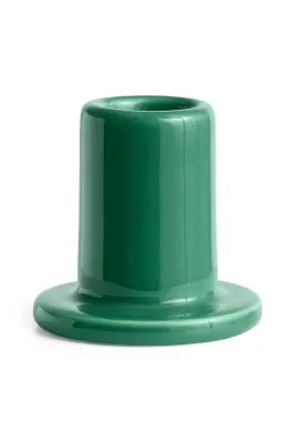 Подсвечник Hay Tube, керамика, 5,5 см, зелёный