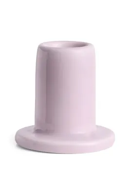 Подсвечник Hay Tube, керамика, 5,5 см, розовый