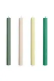 Декоративная свеча HAY zestaw wiec Hexagon Candle 2,2 x, соевый воск, зелёный — фото 1