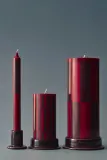 Декоративная свеча HAY dekoracyjna Column Candle 9 x, соевый воск, красный — фото 2