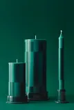 Декоративная свеча HAY dekoracyjna Column Candle 9 x, соевый воск, зелёный — фото 2