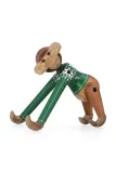 Фигурка декоративная Kay Bojesen Monkey Christmas Jumper, дерево, 10 см — фото 3