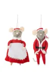Новогоднее украшение Bloomingville Peo Ornament, 10 см, красный — фото 1
