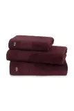 Полотенце банное Lacoste L LECROCO Bordeaux, хлопок, 70 120 см, бордовый — фото 2