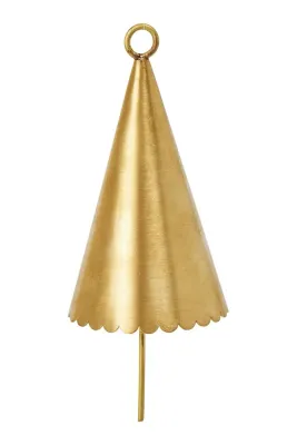 Ёлочное украшение Ferm Living Cone Bell, 5 см, жёлтый