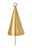 Ёлочное украшение Ferm Living Cone Bell, 5 см, жёлтый — фото 1
