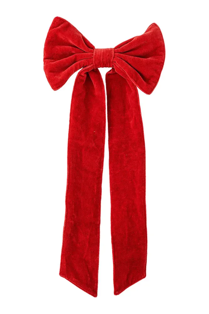 Bloomingville Бант декоративный Ruby, красный, 53 x 25 см
