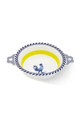 Салатник Pols Potten bird patterned, фарфор, 17 см, разноцветный