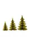 Новогоднее украшение House Doctor choinka HDTree, 21 см, жёлтый — фото 1
