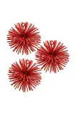 Новогоднее украшение Pols Potten zawieszek prickle ornaments, 7 см, красный — фото 1