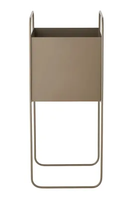 House Nordic Кашпо на подставке, коричневое, 22,5 x 22,5 x 54 см