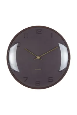 Настенные часы Karlsson Fuerte Dome, 30,5 см, розовый