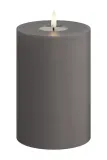 Фонарь для свечи Deluxe Homeart swieca led Gra Bloklys, 15 см, серый — фото 1