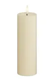 Фонарь для свечи Deluxe Homeart swieca led Cream Bloklys, 15 см, бежевый — фото 1