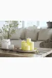 Фонарь для свечи Deluxe Homeart swieca led Lys Gul Bloklys, 15 см, жёлтый — фото 2