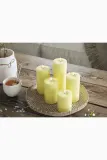 Фонарь для свечи Deluxe Homeart swieca led Lys Gul Bloklys, 15 см, жёлтый — фото 3