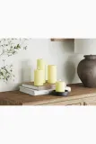 Фонарь для свечи Deluxe Homeart swieca led Lys Gul Bloklys, 20 см, жёлтый — фото 4