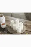 Фонарь для свечи Deluxe Homeart swieca led Square Bloklys, пластик, 12,5 см, белый — фото 3