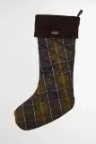 Barbour Christmas Stocking Носок рождественский, зелёный, тартан — фото 1