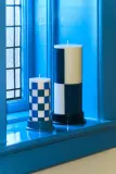 Декоративная свеча HAY dekoracyjna Column Candle 15 x 6,8 x, соевый воск, синий — фото 2