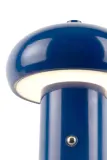 Настольная лампа Leitmotiv bezprzewodowa Retro Seta 12,5 x, текстиль, LED, выс. 15 см, тёмно-синий — фото 3