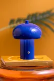 Настольная лампа Leitmotiv bezprzewodowa Retro Seta 12,5 x, текстиль, LED, выс. 15 см, тёмно-синий — фото 4