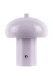 Настольная лампа Leitmotiv bezprzewodowa Retro Seta 12,5 x, текстиль, LED, выс. 15 см, фиолетовый — фото 1