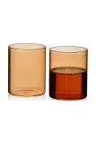 Набор стаканов Affek Design, Romane, 4 шт, 280 мл, боросиликатное стекло, оранжевый — фото 1