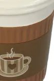 Кашпо Нет бренда home & lifestyle oslonka Coffee Cup, стекло, 11 16,5 см — фото 2