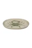 Поднос Нет бренда home & lifestyle Crab, стекло, 3 18 28,8 см, бежевый — фото 1