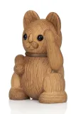 Фигурка декоративная Lucie Kaas Lucky Cat, коричневый — фото 1