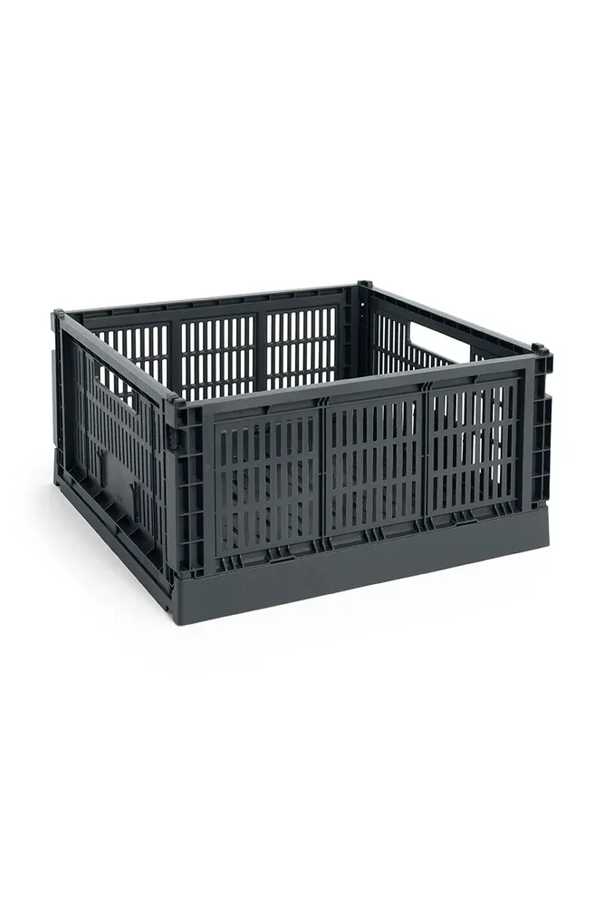 Коробка для хранения HAY Colour Crate S, 10,5 17 26,5 см, чёрный