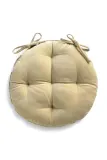 Декоративная подушка Calma House na krzeslo Velour, хлопок, 40 10 см, бежевый — фото 1