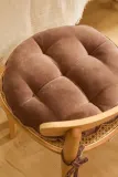 Декоративная подушка Calma House na krzeslo Velour, 40 10 см, коричневый — фото 2