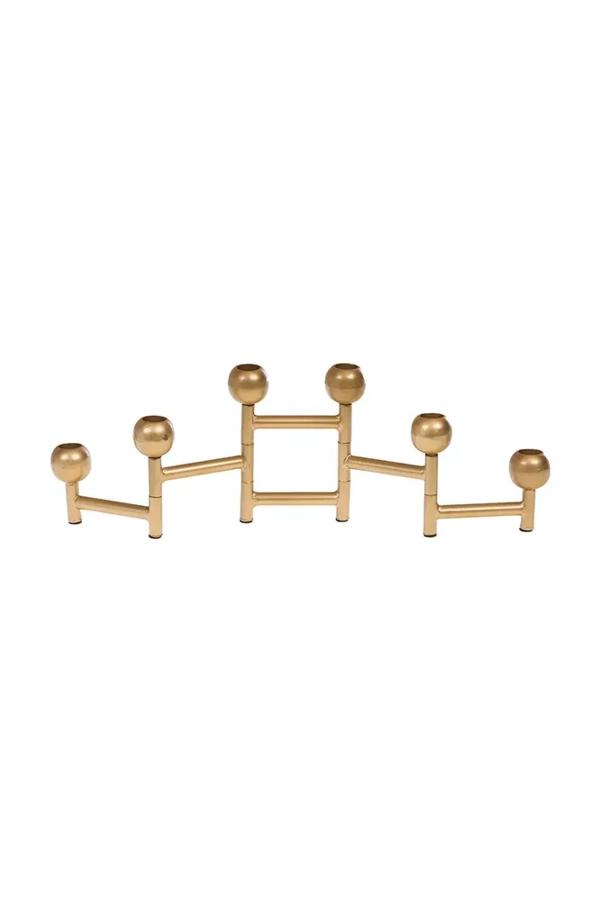 Подсвечник Inne home & lifestyle, алюминий, 48 см, жёлтый